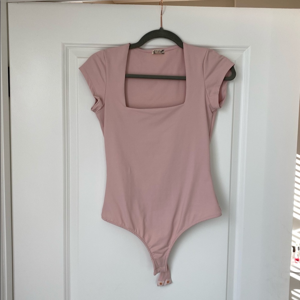 Free People square neck bodysuit